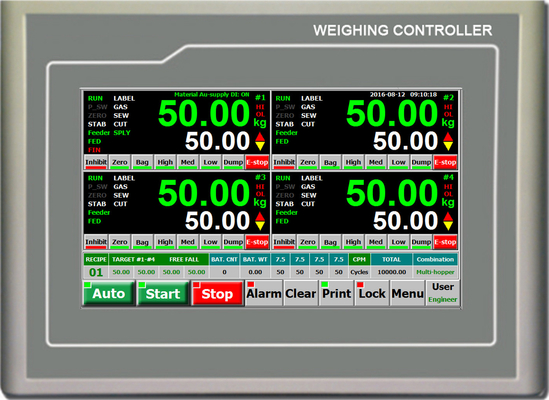 4スケールTFT -損失の口径測定の接触デジタル重量の表示器のコントローラー