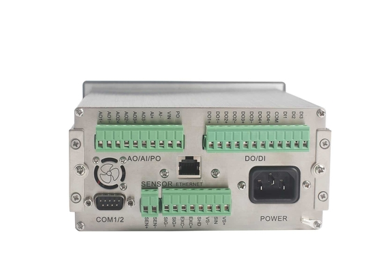 PIDの配給量は3つのノーマル・オープン スイッチ入力が付いている送り装置のコントローラーの重量を量ります