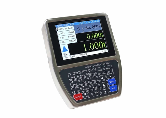 ショベルローダーインジケーターの100-12000kgの重量範囲と1/100000の解像度で正確な結果を得る